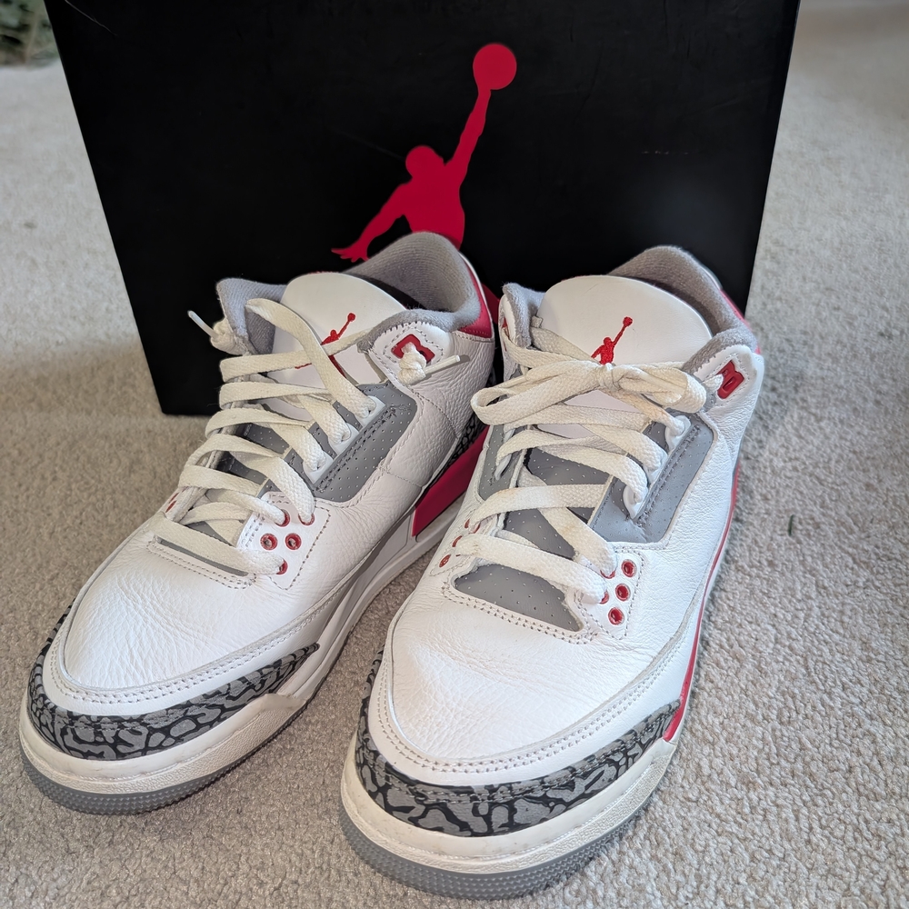 Jordan Kids Sneakers White and Red
